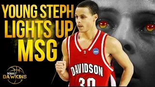 Davidson Steph Curry Puts On a CLUTCH Show On Both Ends at MSG | SQUADawkins