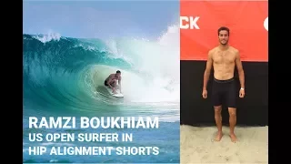 Ramzi Boukhiam wears the Hip Alignment Shorts