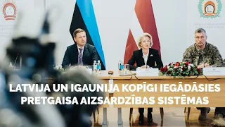 Latvija un Igaunija kopīgi iegādāsies pretgaisa aizsardzības sistēmas "IRIS-T"