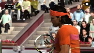 [Top Spin 4] Nadal vs Borg | Clay | Rome