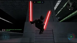 Elevators are really dangerous - Star Wars Movie Battles 2 [Jedi Academy Mod]