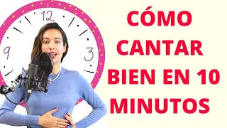 🔥CÓMO CANTAR BIEN EN 10 MINUTOS. 🎵Como aprender a cantar, Clases de canto desde cero, Natalia Bliss