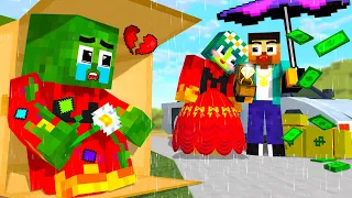 Monster School : Squid Game x ZOMBIE IN LOVE, BUT HEARTBROKEN... - Minecraft Animation