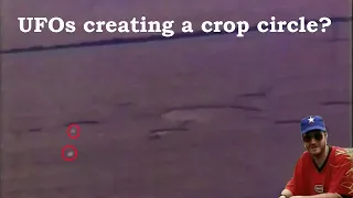 The only recording of crop circles formation by UFOs debunked.... or not?