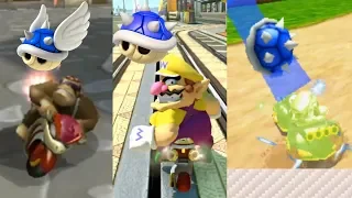 Mario Kart Blue Shell Montage - Multiple Games! #2
