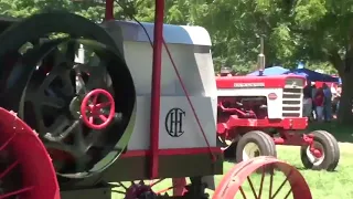 International Harvester 1911 Mogul Tractor, Water Cooled by Running Over Screen