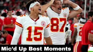Patrick & Travis Kelce Mic'd Up Best Moments (NFL-2024)
