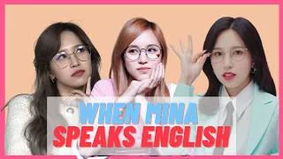 [TWICE (트와이스)] A Compilation of Mina Speaking English