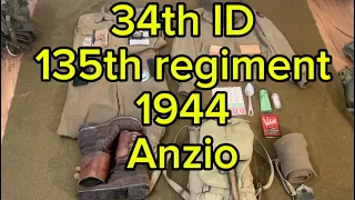 WWII impression: 34th ID 135th impression/kit 1944 Anzio (reenacting impression)