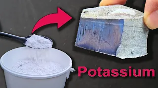 Potassium Metal from Potash Lye