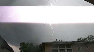 ⛈⚡⛈ Intense Lightning Strikes & Thunder -  ⛈⚡⛈  - Houston, TX - 8/16/2021