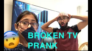 BROKEN TV PRANK ON MY MUM (GONE WRONG)