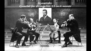 Borodin quartet Myaskovsky string quartet no 13 a minor live 2003