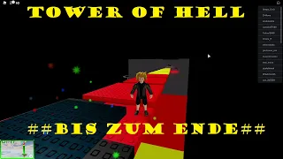 Ich spiele: TOWER OF HELL-EASY in Roblox bis zum Ende des Towers