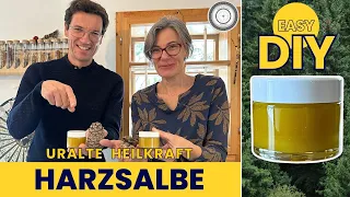 DIY - WUNDERMITTEL HARZSALBE so EINFACH selber machen, ein MUSS für JEDE HAUSAPOTHEKE !!!