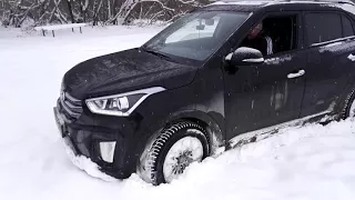 Тест драйв Хендай Крета/ Hyundai Creta полный и передний привод