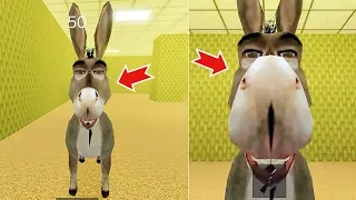 New Donkey Entity Added In Shrek In The Backrooms Game New Update Part 3