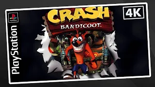 [PS1 Longplay] Crash Bandicoot 100% | No Damage | Full Game Walkthrough | 4K