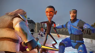 Shrek VS Obama and Ninja: Battle For The Swamp