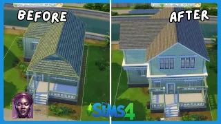 Renovating A Base Sims House On The Block | Sims 4 Build