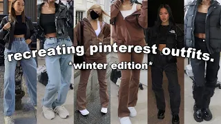 Recreating Pinterest Outfits 2020! *winter edition*