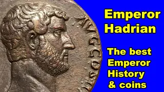 Ancient coins - Roman emperor Hadrian and a beautiful sestertius - history & description of legends