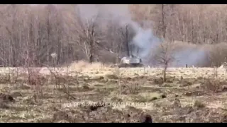Russian Artillery Firing in Kharkiv Oblast