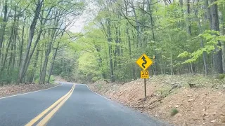 I found Old Country Roads While Driving in Pennsylvania