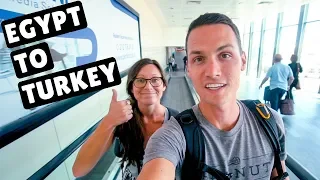 FLYING FROM EGYPT TO ISTANBUL | Egypt Air & Turkish Airlines