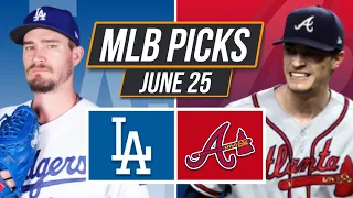 MLB Picks - Los Angeles Dodgers vs Atlanta Braves Game Predictions - Saturday June 25