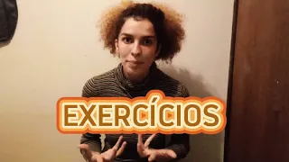 Exercícios de Libras|Datilologia e SINAIS