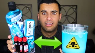 DRINKING THE MINTIEST DRINK ON EARTH!! CHALLENGE!! (MINT EXTRACT!!) *INSANELY DANGEROUS*