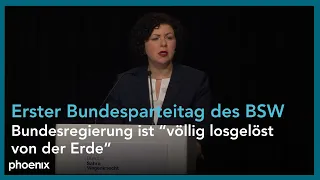 Rede von Amira Mohamed Ali auf dem ersten Bundesparteitag des BSW, 27.01.24