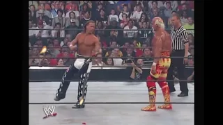 Hulk Hogan VS Shawn Michaels in an EXPLODING turnbuckle match…