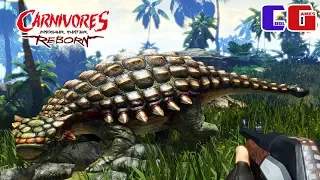 Dinosaur hunter! Caught Stegosaurus and Ankylosaurus in the game Carnivores: Dinosaur Hunter Reborn