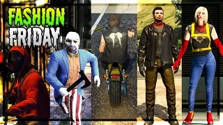 GTA 5 "HALLOWEEN" FASHION FRIDAY + NEGAN & DARYL FROM THE WALKING DEAD (Best Outfits in GTA Online)