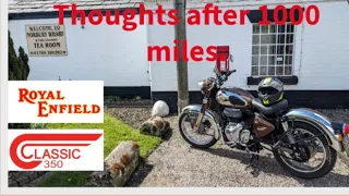 Royal Enfield Classic 350. Review and thoughts after 2 months and 1000 miles.
