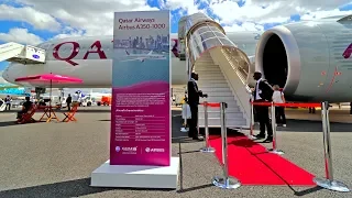 Come inside QATAR Airbus A350-1000 - Walk around, Qsuite, FLIGHT DECK - Paris Air Show 2019