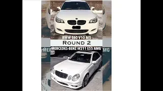 ЧТО НА ЭТОТ РАЗ??? BMW E60 M5 VS MERCEDES-BENZ E55 W211 (ROUND 2)