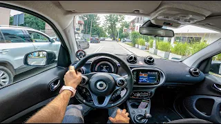 Smart Fortwo III Coup |EV 82HP| POV Test Drive