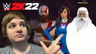 WWE 2K22 Custom Characters Gameplay Livestream [Xbox Series X]