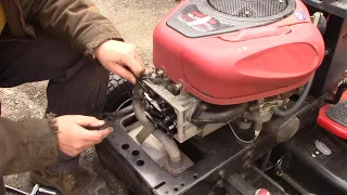 Mower hard to start like a dead battery