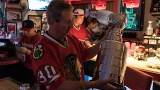 The Chicago Tribune gets the Ultimate Hockey Fan Cave Experience