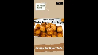 Crispy Air fryer tofu #shorts