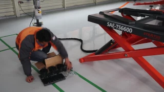 How to install the Portable Mid Rise Scissor Lift SAE-TS6600 from Stratus Auto Equipment