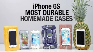 Most Durable iPhone 6S Cases Drop Test - Homemade Edition