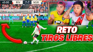 ÉPIC RETO DE TIROS LIBRES en FIFA23 😱 *AL NASSR de CRISTIANO vs RIVER PLATE de MESSI*