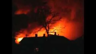 Пожар в Бердянске 21 января 2013 года.