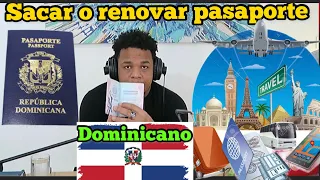 Poner cita y sacar o renovar pasaporte dominicano completo bien explicado fácil