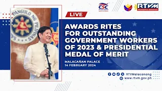 Awards Rites for the Outstanding Government Workers of 2023 and the Presidential Medal of Merit